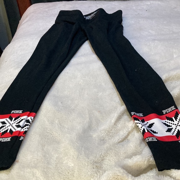 Victoria secret pink Pants ❄️ ❤️🖤 - Picture 9 of 10